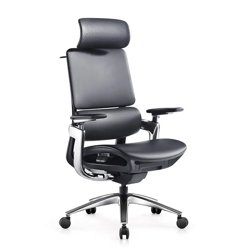 Modern Mesh Office Chair with Adjustable Headrest Easy Operation Ergonomic Computer Chair for Home Use Direct Factory Price — image 5