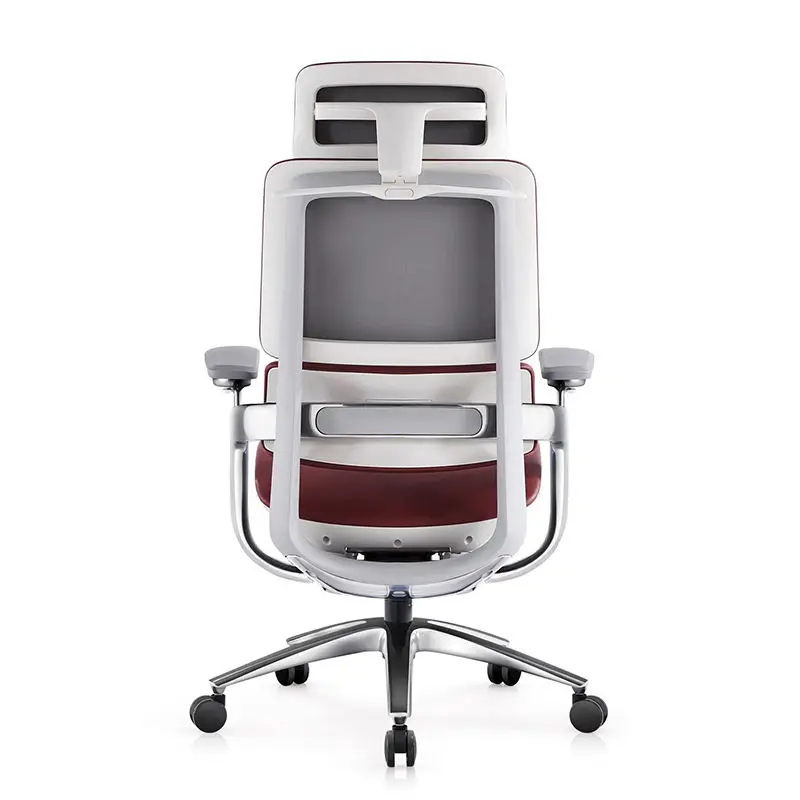 Popular Ergonomic Luxury Office Chair with Footrest Modern Mesh Design Home Use PU Leather Factory Direct Sale Price — image 6