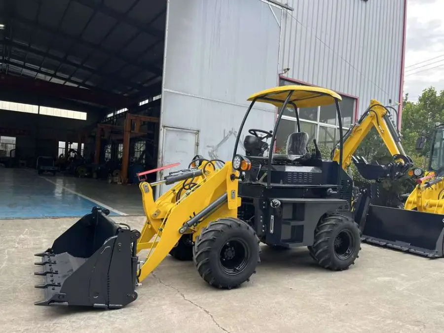 TH10-50 Backhoe Excavator Loader Tractor New Backhoe Digger Mini Loader 4x4 Backhoe Wheel Loader — image 6
