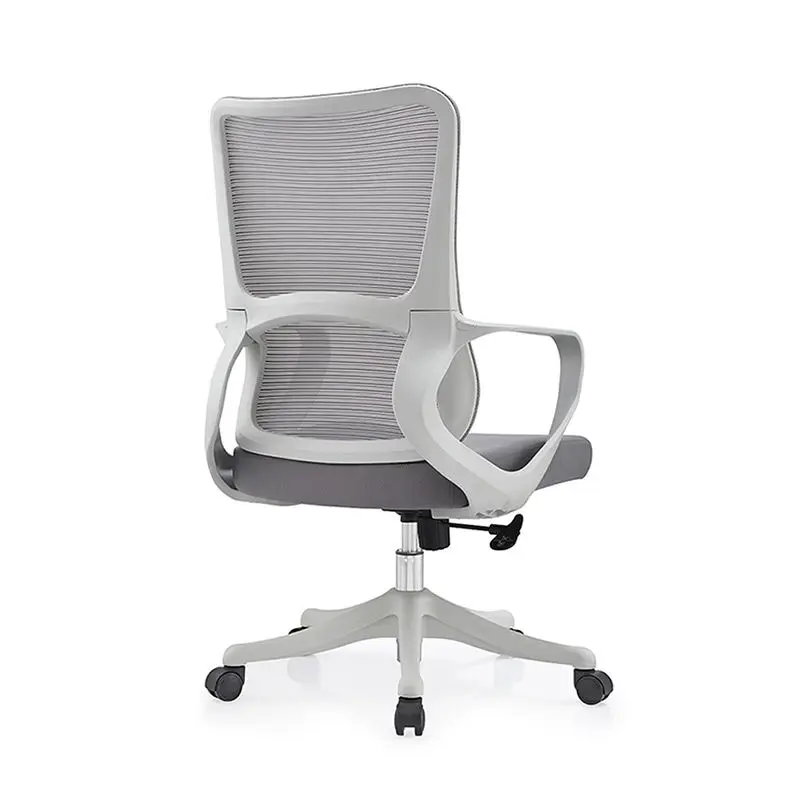 Modern Style Swivel Mesh Mid Back Full Mesh Lift Chair Sillas with Tilt Function — image 3