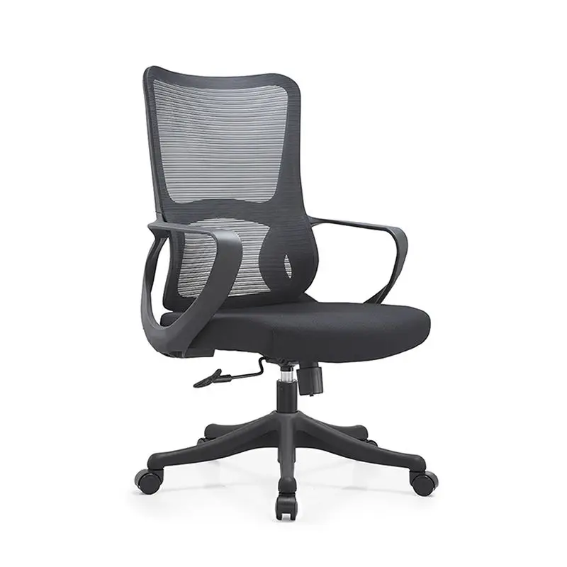 Modern Style Swivel Mesh Mid Back Full Mesh Lift Chair Sillas with Tilt Function — image 4
