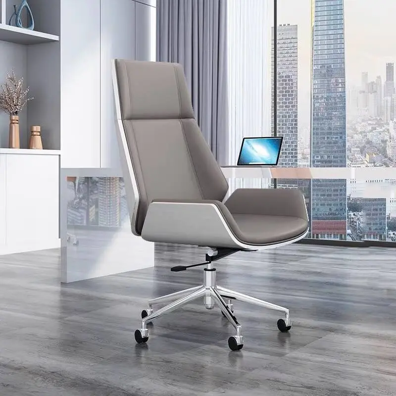 High Quality Modern Foldable Wooden Panel Staff Office Chair with Adjustable Height for Home Office Bedroom Villa Conference Use — image 3