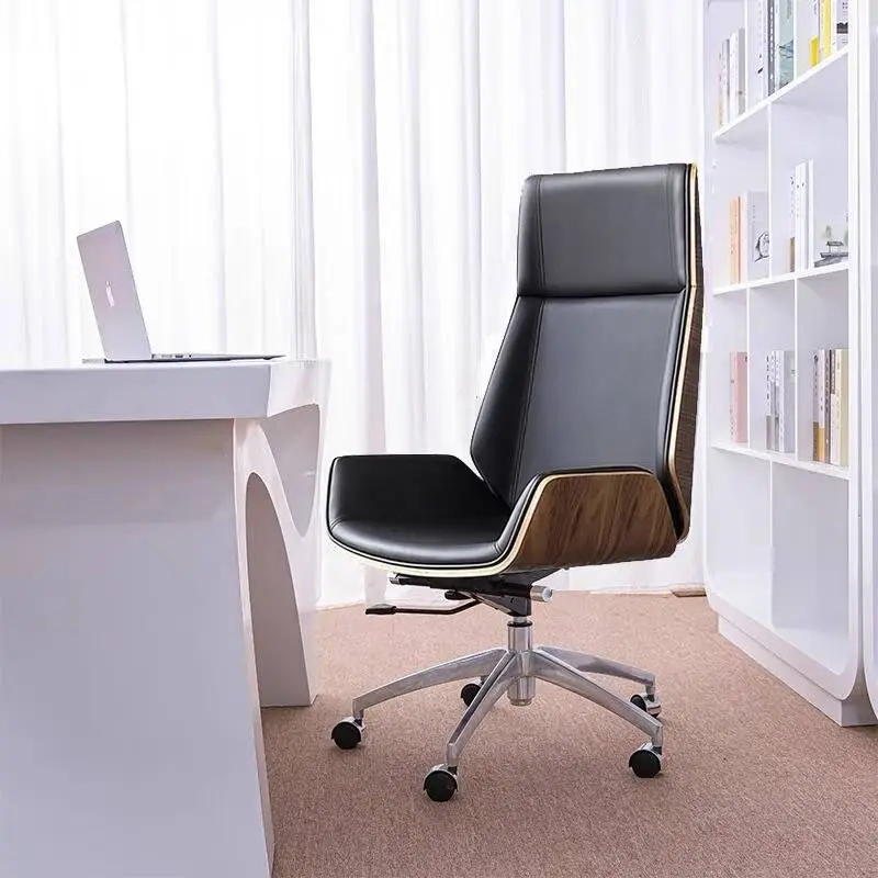 High Quality Modern Foldable Wooden Panel Staff Office Chair with Adjustable Height for Home Office Bedroom Villa Conference Use — image 5