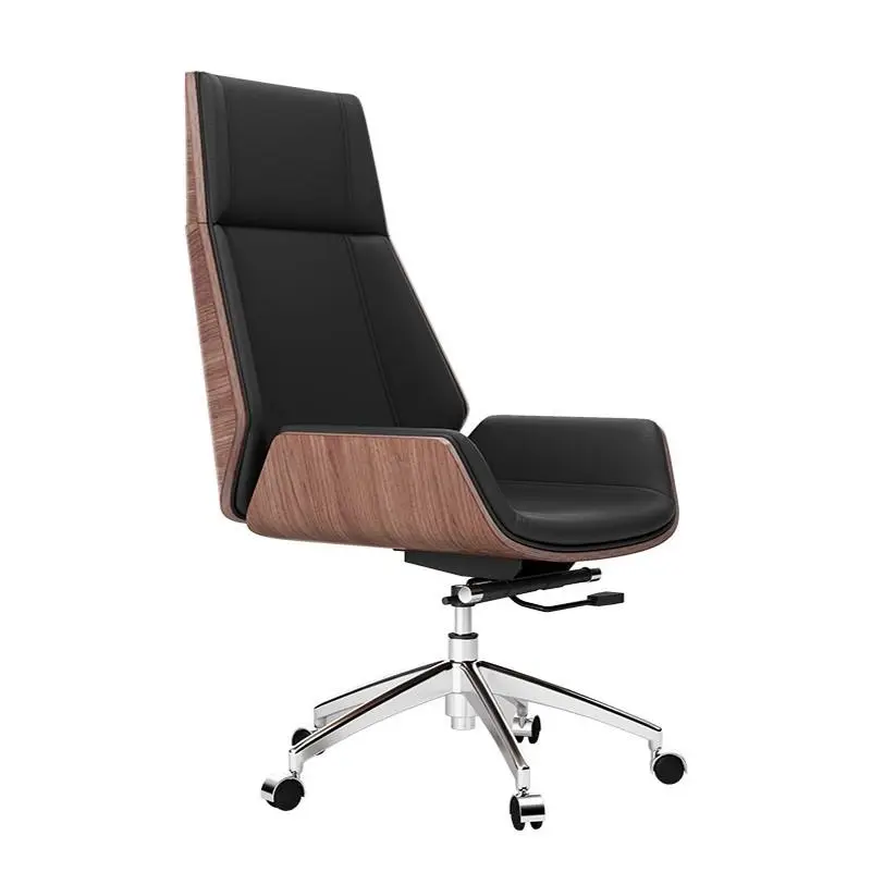 High Quality Modern Foldable Wooden Panel Staff Office Chair with Adjustable Height for Home Office Bedroom Villa Conference Use — image 6