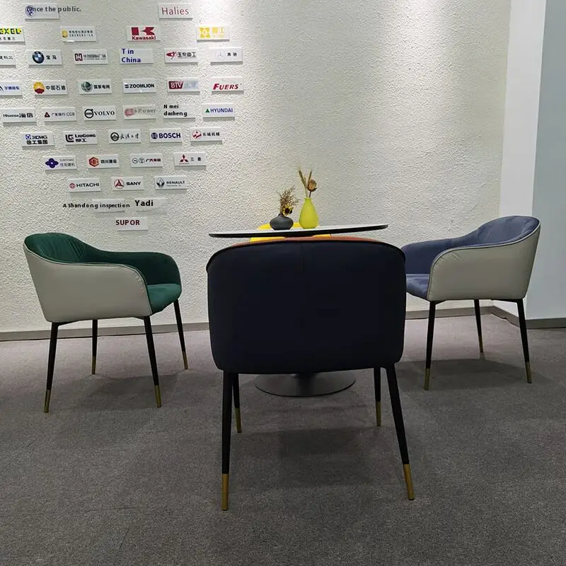 Modern Leisure Negotiation Table and Chairs Combination-Solid Oak Modular Office Meeting Reception Set — image 6