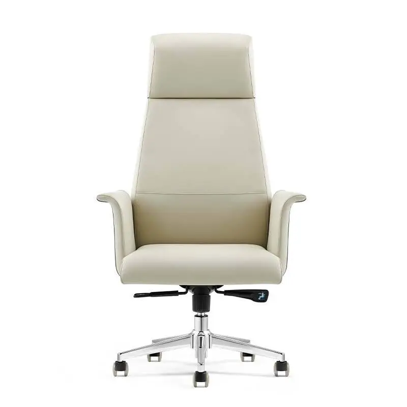 Hot Selling Modern Design Executive Office Chair Stainless Steel Boss Leather Chair for Home or Office for Villas — image 5