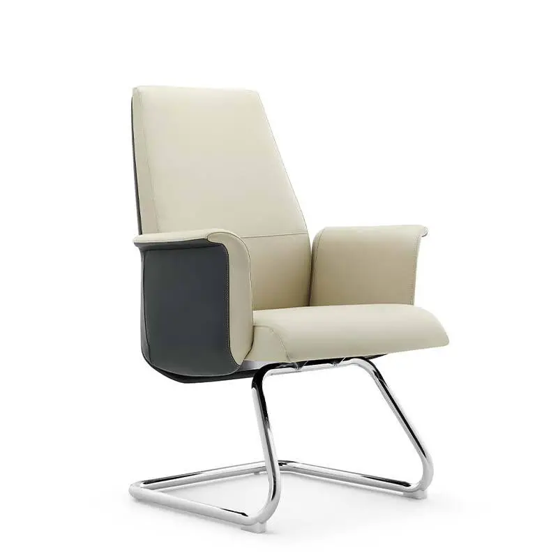 Hot Selling Modern Design Executive Office Chair Stainless Steel Boss Leather Chair for Home or Office for Villas — image 6