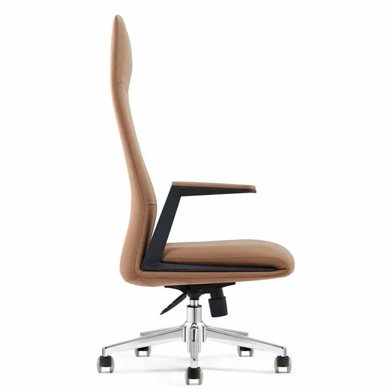 Hot Selling Modern Fashion Home Office Chair Stainless Steel Executive Office Chair Adjustable Height Boss Chair for Villa Use — image 7