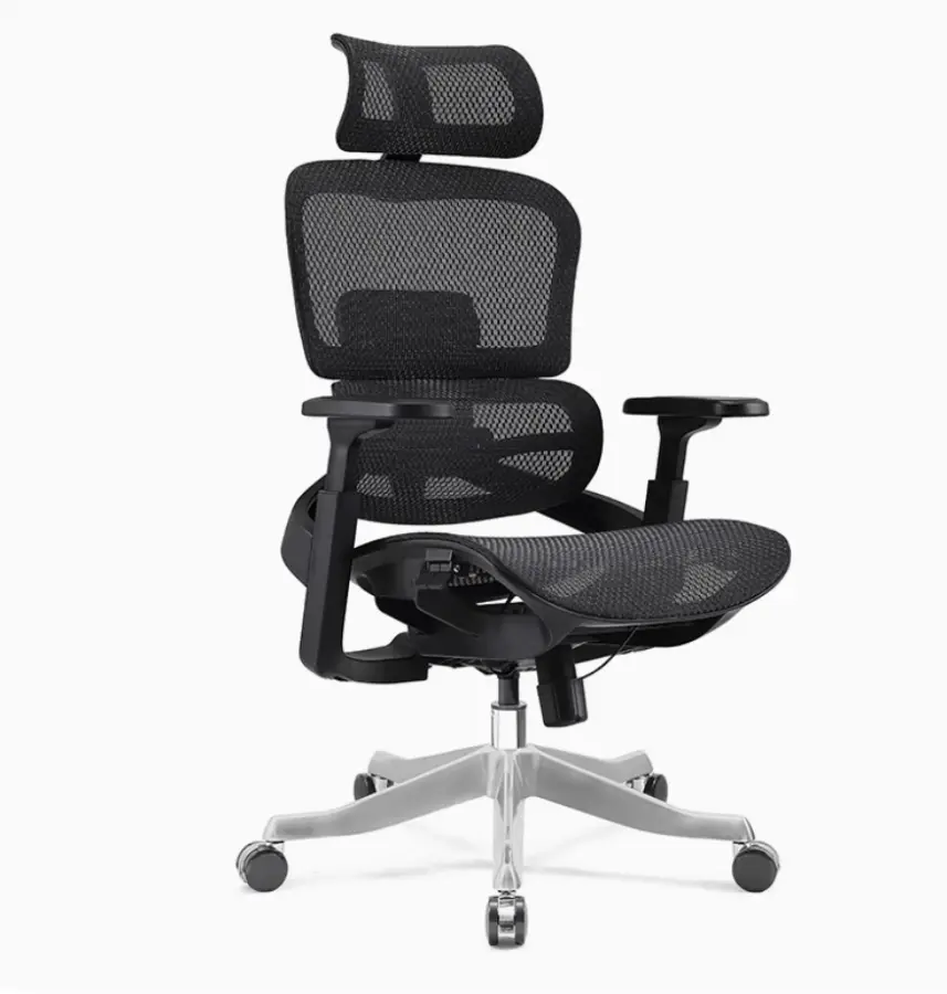 Modern Design Ergonomic Office Chair with Lift Comfortable Mesh Material Swivel Chair Furniture — view 1