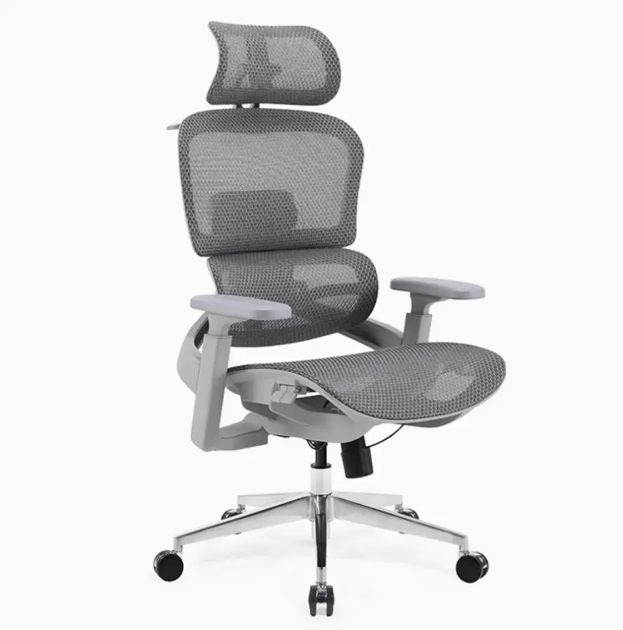 Modern Design Ergonomic Office Chair with Lift Comfortable Mesh Material Swivel Chair Furniture — image 5