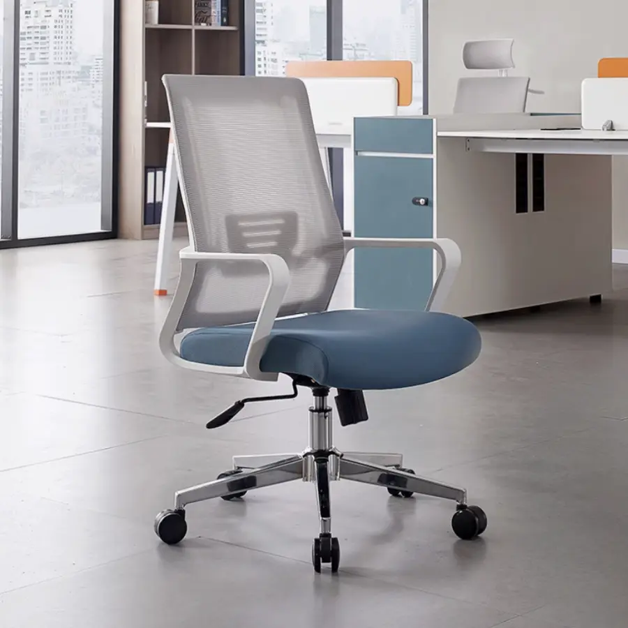 Modern Design Mesh Chair Ergonomics Lift Comfortable Office Chair Swivel Baiyuan Brand 3-5 Years Warranty Aluminum Frame — view 1