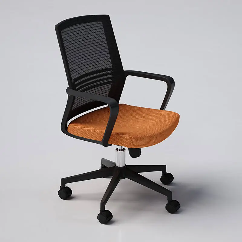 High Quality Durable Stainless Steel Ergonomic Adjustable Swivel Chair Comfortable Modern Design Office Conference Room Chair — image 3