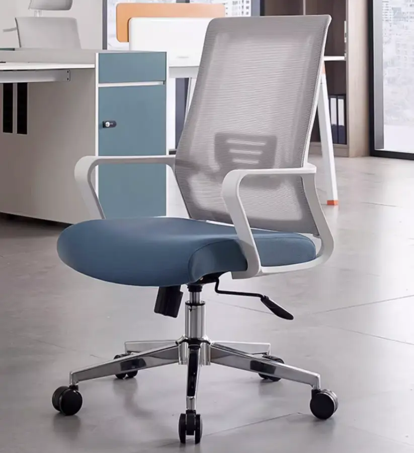 Modern Design Mesh Chair Ergonomics Lift Comfortable Office Chair Swivel Baiyuan Brand 3-5 Years Warranty Aluminum Frame — image 5
