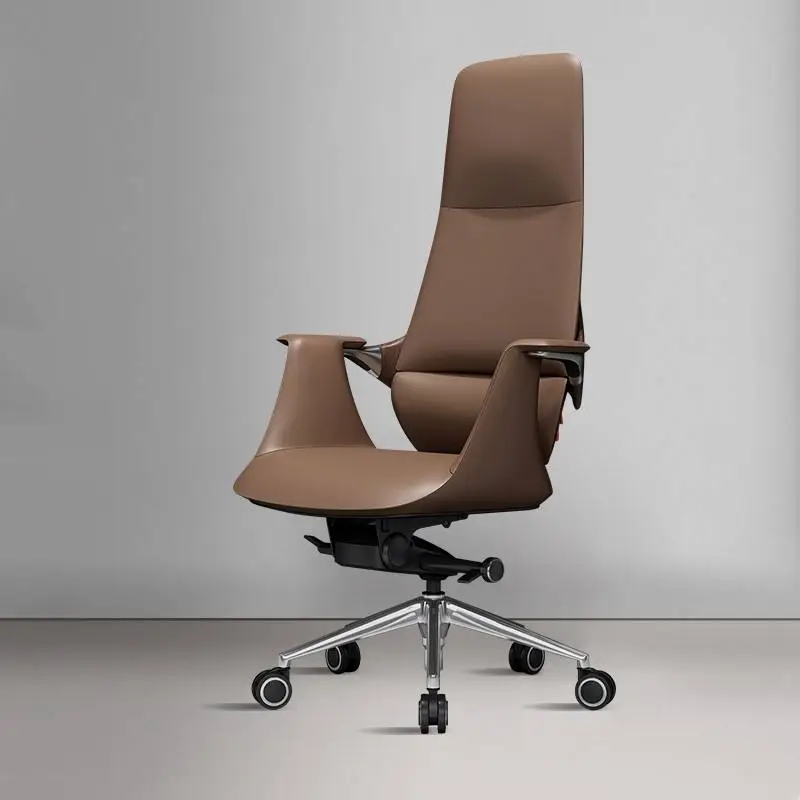 High Quality Modern Design Office Staff Chair Stainless Steel Lift Conference Computer Chair for Home Bedroom Boss — view 1