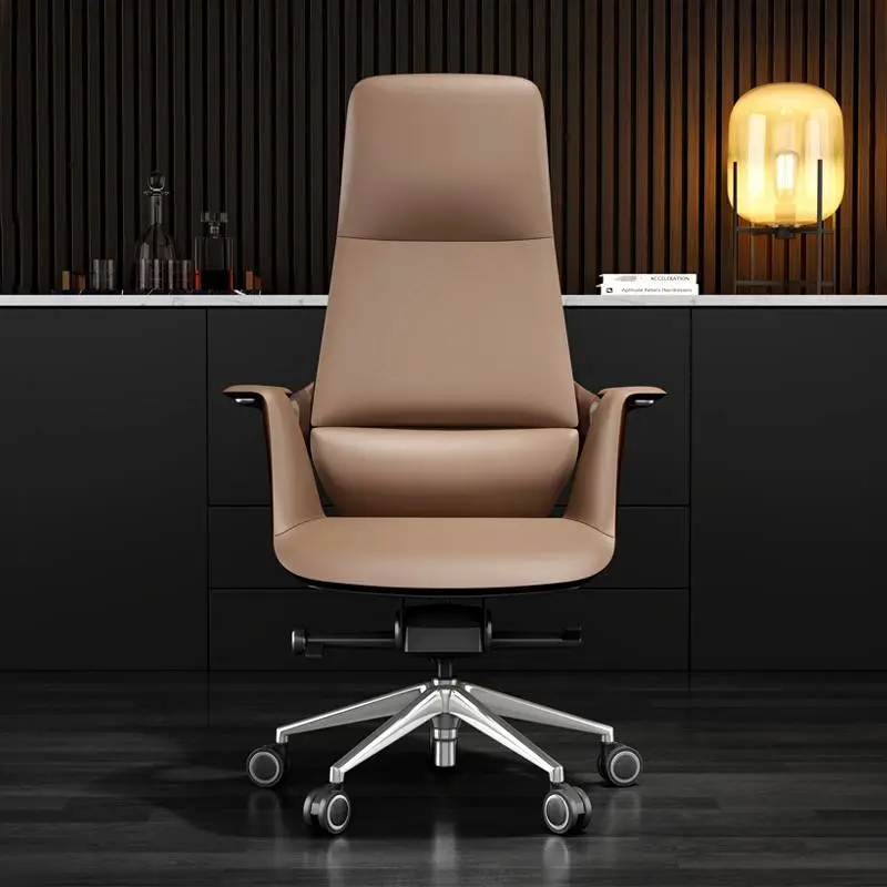High Quality Modern Design Office Staff Chair Stainless Steel Lift Conference Computer Chair for Home Bedroom Boss — image 5