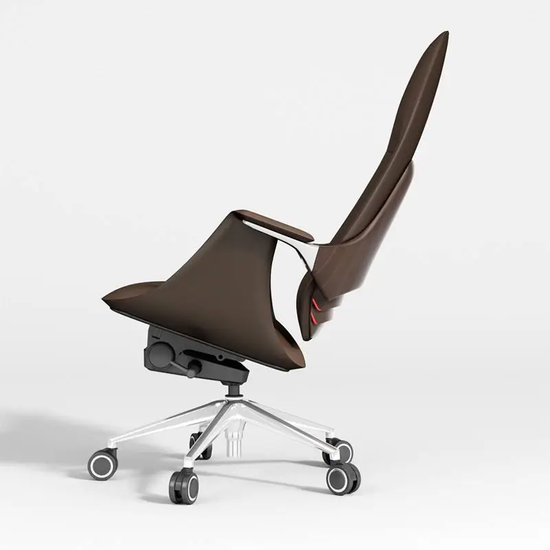 High Quality Modern Design Office Staff Chair Stainless Steel Lift Conference Computer Chair for Home Bedroom Boss — image 6