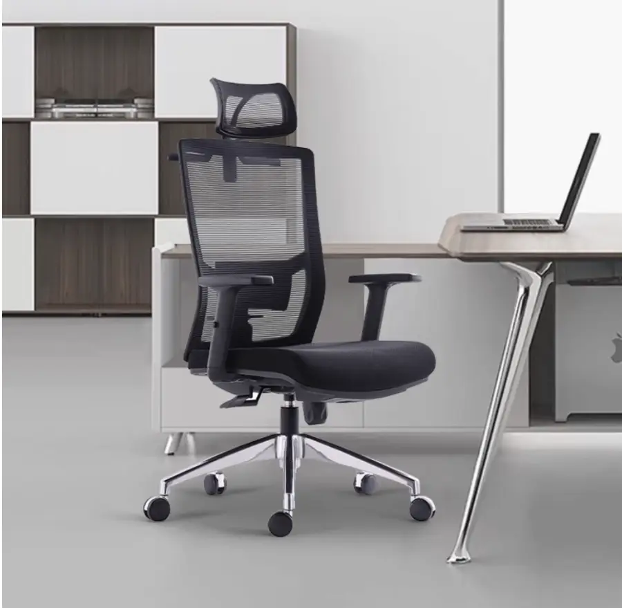 Modern Design Ergonomic Office Chair with Lift Comfortable Mesh Material Swivel Chair Furniture — view 1