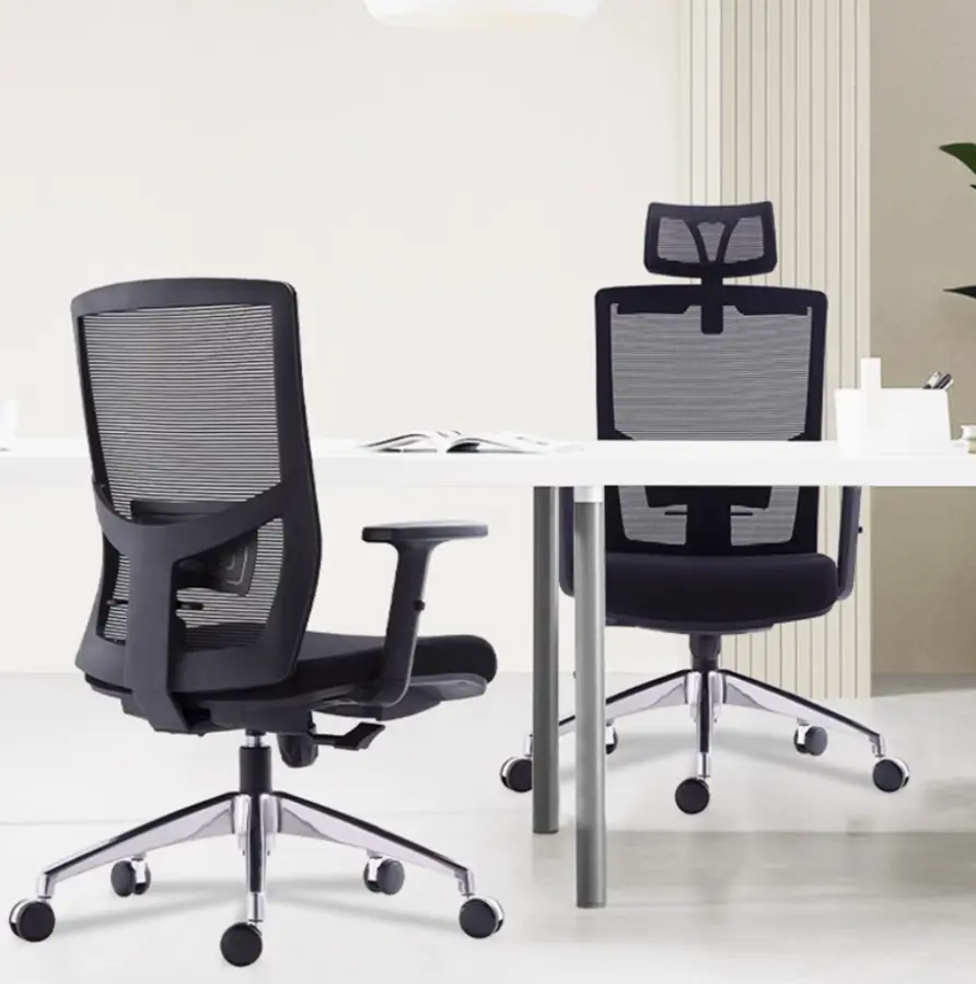 Modern Design Ergonomic Office Chair with Lift Comfortable Mesh Material Swivel Chair Furniture — image 3