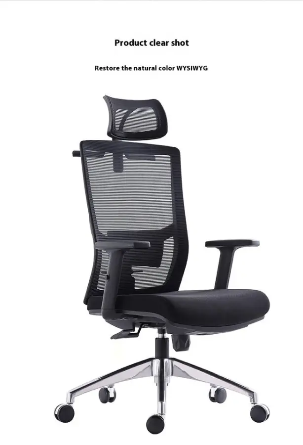 Modern Design Ergonomic Office Chair with Lift Comfortable Mesh Material Swivel Chair Furniture — image 6