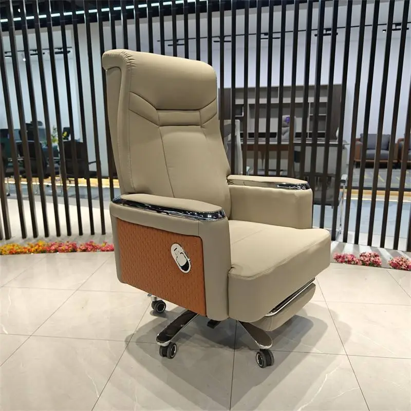High Quality Modern Design Office Staff Chair Stainless Steel Lift Conference Computer Chair for Home Bedroom Boss — view 1
