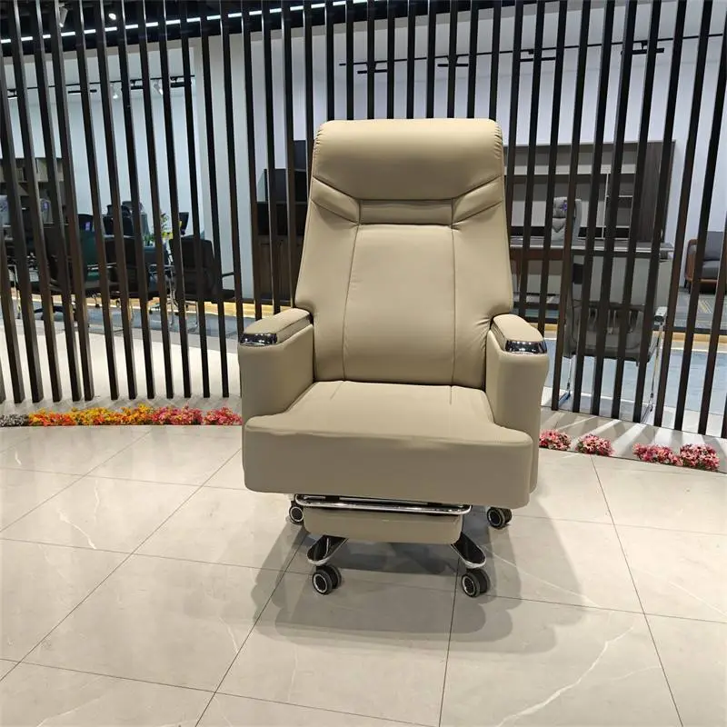 High Quality Modern Design Office Staff Chair Stainless Steel Lift Conference Computer Chair for Home Bedroom Boss — image 4