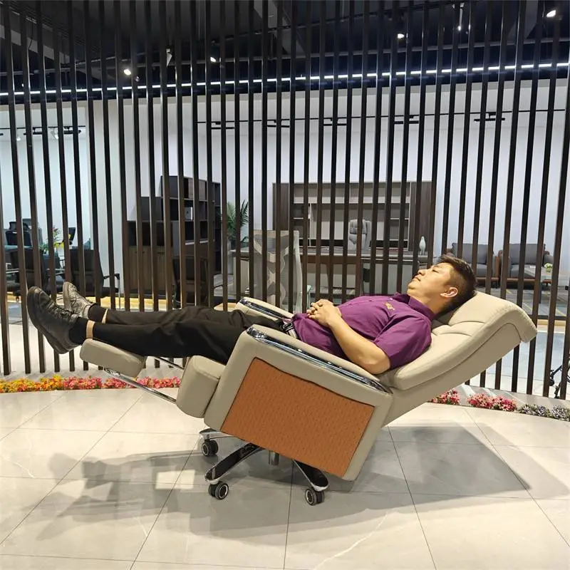 High Quality Modern Design Office Staff Chair Stainless Steel Lift Conference Computer Chair for Home Bedroom Boss — image 6