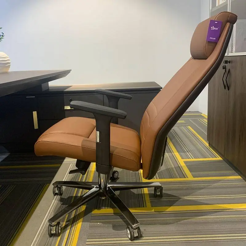 High Quality Modern Design Office Staff Chair Stainless Steel Lift Conference Computer Chair for Home Bedroom Boss — image 5