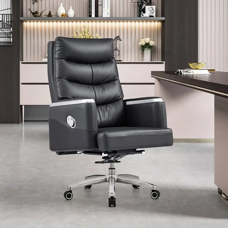 High Quality Modern Design Office Staff Chair Stainless Steel Lift Conference Computer Chair for Home Bedroom Boss — image 5
