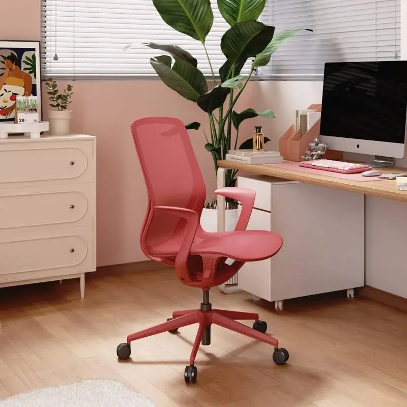 Modern Ergonomic Mesh Office Chair Lumbar Support Comfortable Swivel Aluminum Frame Height Adjustable Home Conference Use — image 4