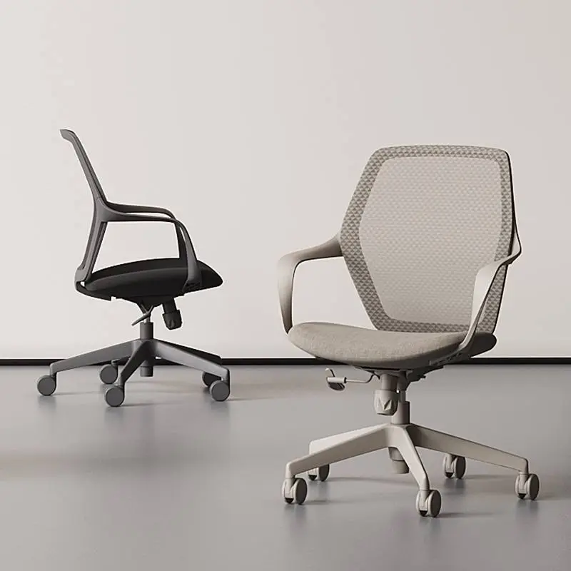 Modern Ergonomic Office Chair with Lumbar Support Comfortable Swivel PA Desk Chair for Home Conference Height Adjustable — image 4