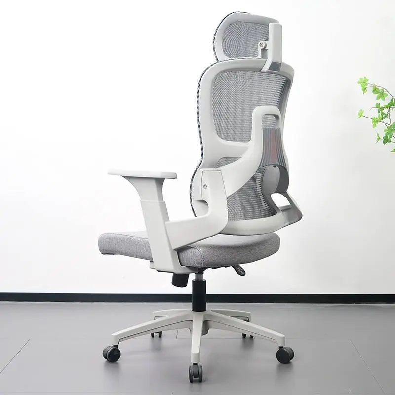 Manufacture High Back Adjustable Boss Computer Executive Game Ergonomic Office Chair With Footrest Full Mesh Ergonomic Chair — image 3