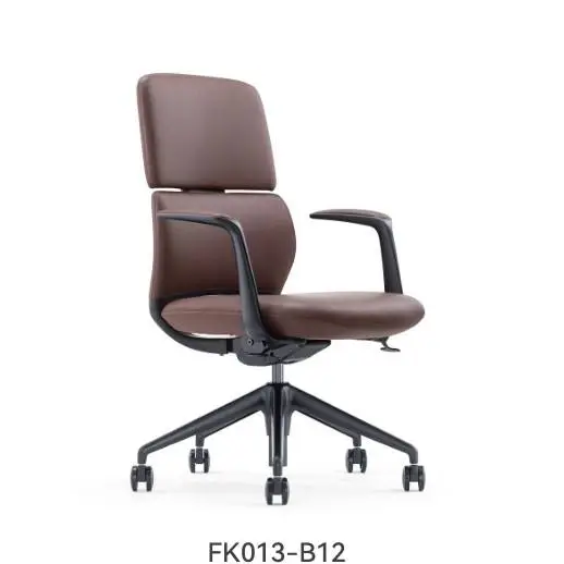 Modern Metal Executive Office Chair Ergonomic High Back Adjustable Height Stainless Steel Frame Unique Design Swivel Armrest for — image 3