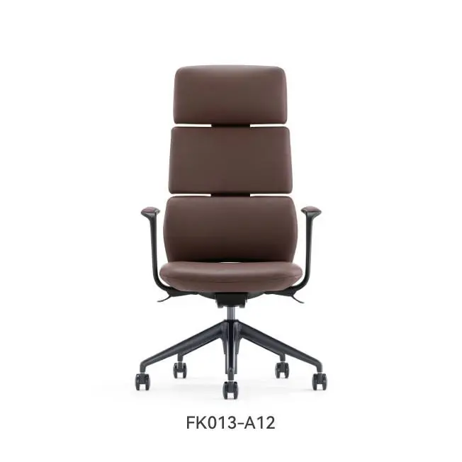 Modern Metal Executive Office Chair Ergonomic High Back Adjustable Height Stainless Steel Frame Unique Design Swivel Armrest for — image 4
