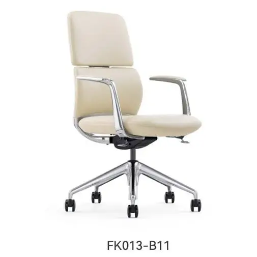 Modern Metal Executive Office Chair Ergonomic High Back Adjustable Height Stainless Steel Frame Unique Design Swivel Armrest for — image 5