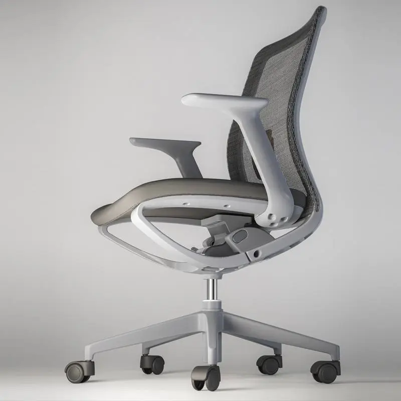 Modern High Back Adjustable Ergonomic Computer Executive Game Office Chair with Footrest Full Mesh Design — image 5