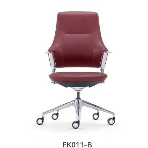 Modern Leather Office Chair Ergonomic High Back Unique Design Executive Home Swivel Chair Armrest Pu Leather Office Chair — image 4