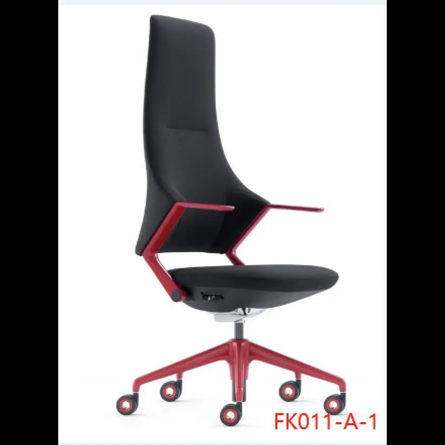 Modern Leather Office Chair Ergonomic High Back Unique Design Executive Home Swivel Chair Armrest Pu Leather Office Chair — image 6