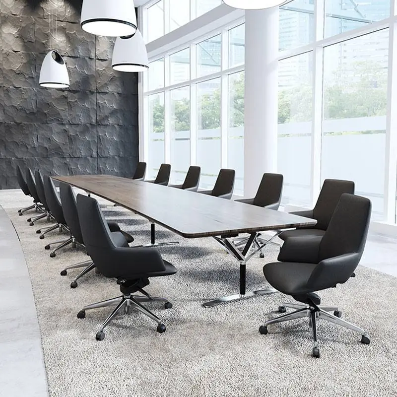 Modern Leather Office Chair Ergonomic High Back Unique Design Executive Home Swivel Chair Armrest Pu Leather Office Chair — image 4