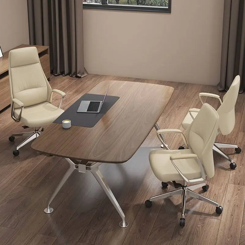 Modern Leather Office Chair Ergonomic High Back Unique Design Executive Home Swivel Chair Armrest Pu Leather Office Chair — image 3