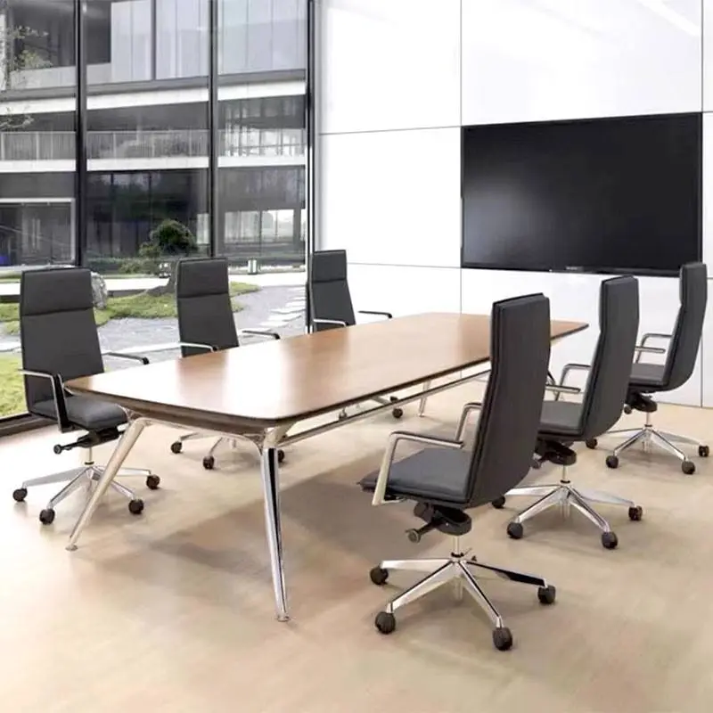 Modern Ergonomic High Back Executive Office Chair Adjustable Height Stainless Steel Frame PU Leather Upholstery Swivel Armrests — image 6