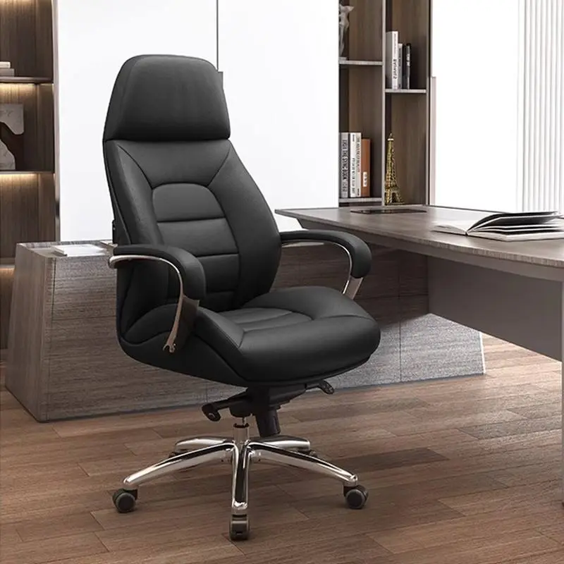 BAIYUAN Modern High Quality Stainless Steel Executive Office Chair White Orange Swivel Commercial Guangdong — view 1
