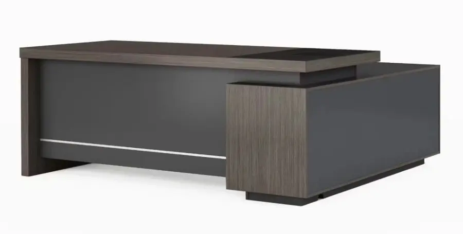 High-End Luxury Modern I-Shaped E0 MDF Solutions Office Desk for Directors Managers CEOs and Bosses — image 6