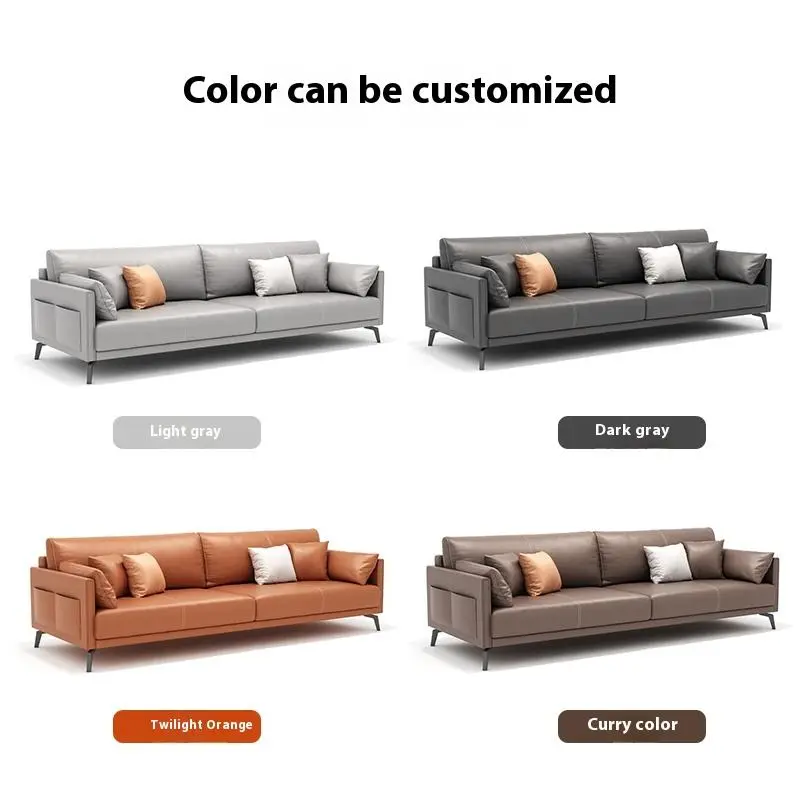 OSF104 Modern Executive Office Reception Sofa PU Leather Set for Hotel School Hospital-for Waiting Rooms — image 2