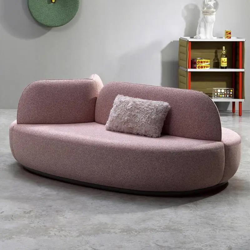 Modern Scandinavian Light Luxury Parlor Creative Shaped Solid Wood Modular Sofa Combination Public Reception Office Desks — image 4