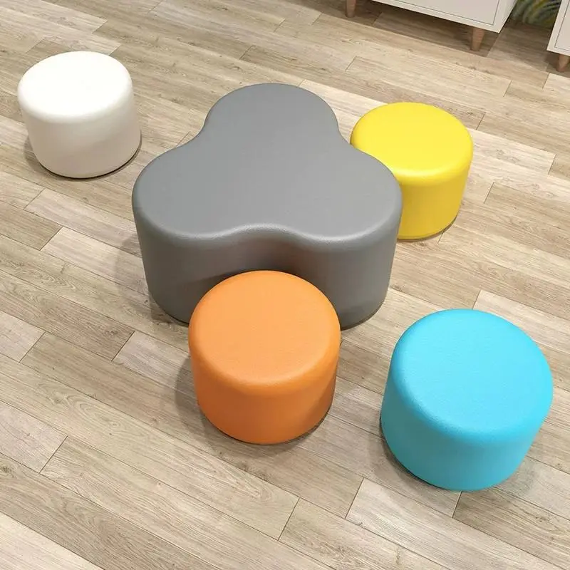 Modular Durable Fabric Office Sofa Stool Set Wood Frame-Modern Sectional Commercial Furniture High-Density Living Room Bedroom — image 4