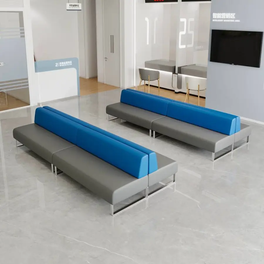 Modern Minimalist Waiting Area Sofa Set Hospital Commercial Public Reception Lounge Negotiation Business Meeting Furniture — image 3