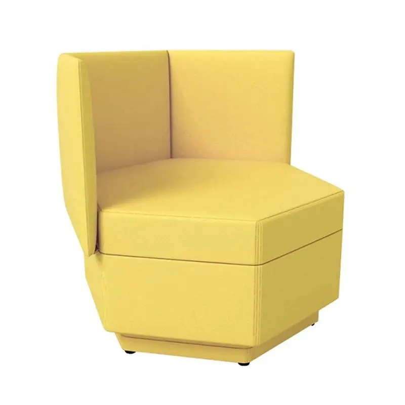 Custom Creative Hexagonal Ottoman Stool Modern Minimalist Office Reception Waiting Room Lounge Leisure Seating Furniture — image 6