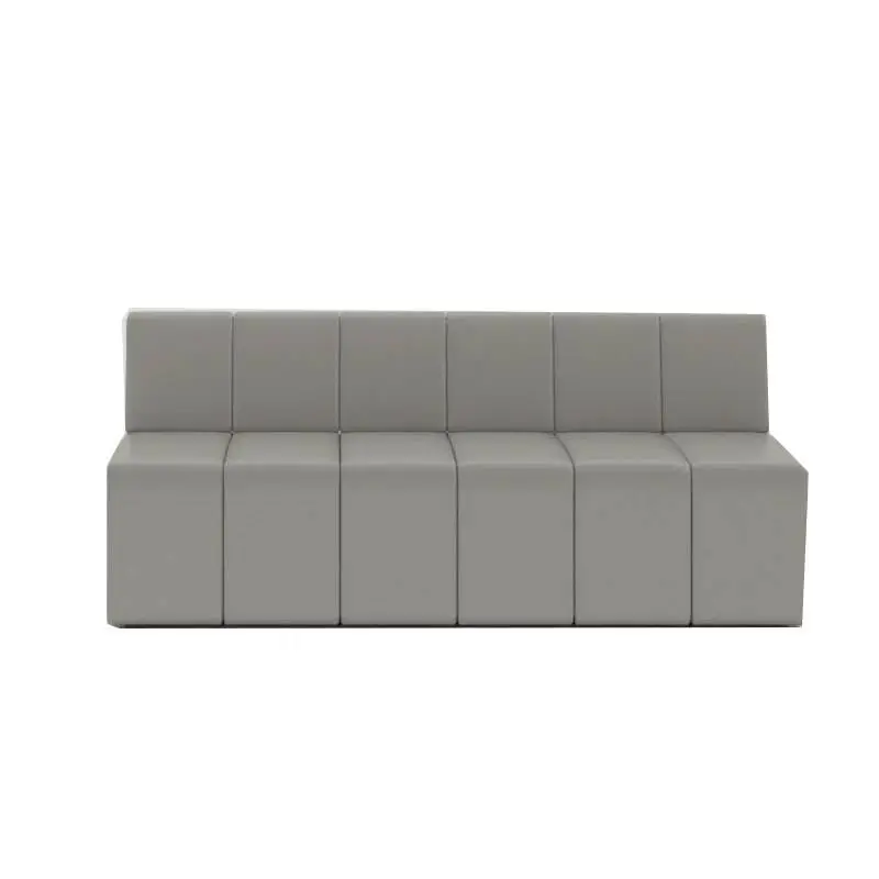 Custom Office Reception Long Booth Sofa Meeting Training Leisure Lounge Waiting Area Commercial Seating Furniture — image 6