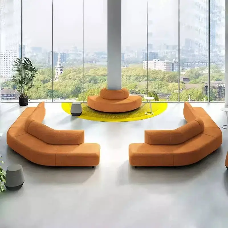 Creative Minimalist Light Luxury Sofa Set Beauty Salon Company Lobby Reception Meeting Negotiation Lounge Commercial Furniture — image 6