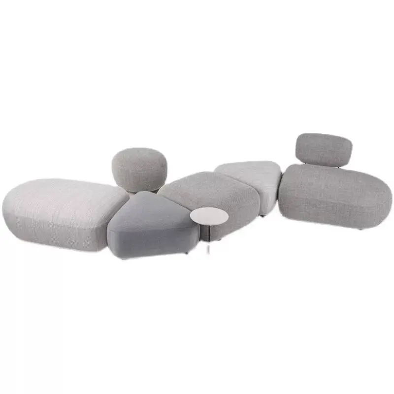 Creative Irregular Shape Office Sofa Apartment Public Leisure Reception Meeting Library Rest Waiting Area Commercial Lounge — image 6